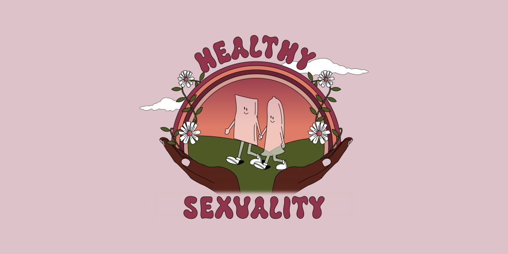 Digue et condom pour une healthy sexuality
